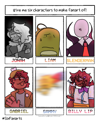 starclawz's tweet photo. 🎉 WOO six fanarts thing
billy fears for his safety
-
#jonahmarshall #liamONE #slenderman #gabrielboseman #sammyemily #billylip #blueycapsules #themandelacatalogue #starclawz https://t.co/v4Kt2MuYYd