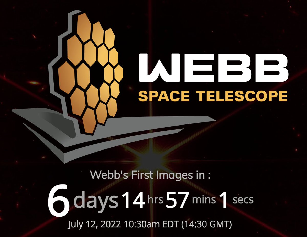 JWSTcoin's tweet photo. 26 years later, we are 6 days away! 🤯

#JWST #NASA #UnfoldTheUniverse #Space #Science #BNB #BSC #Binance https://t.co/mXOKeiUnhY