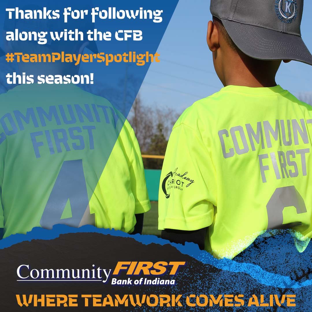 Bullpenevents's tweet photo. Thank you so much to those that participated in the #TeamPlayerSpotlight this season from @KUBSKokomo, @WYSISports, & @CSL_GrandPark ⚾️!
It was a joy to work with Community First Bank in showing Teamwork coming alive within our local youth sports programs this spring and summer! https://t.co/TmnOaCkKmT