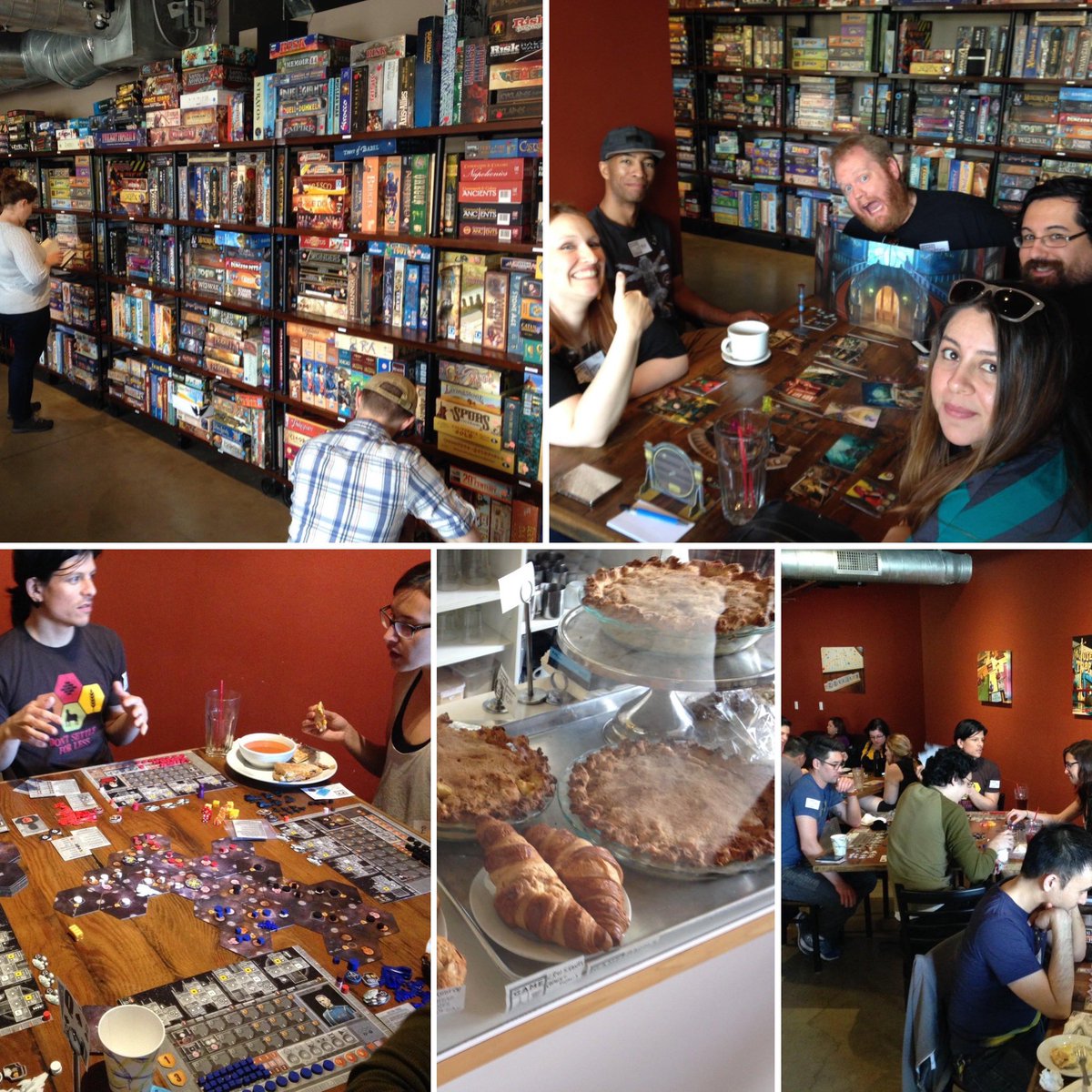 Found some pics of Tabletop Day 2016! We celebrated with pie!