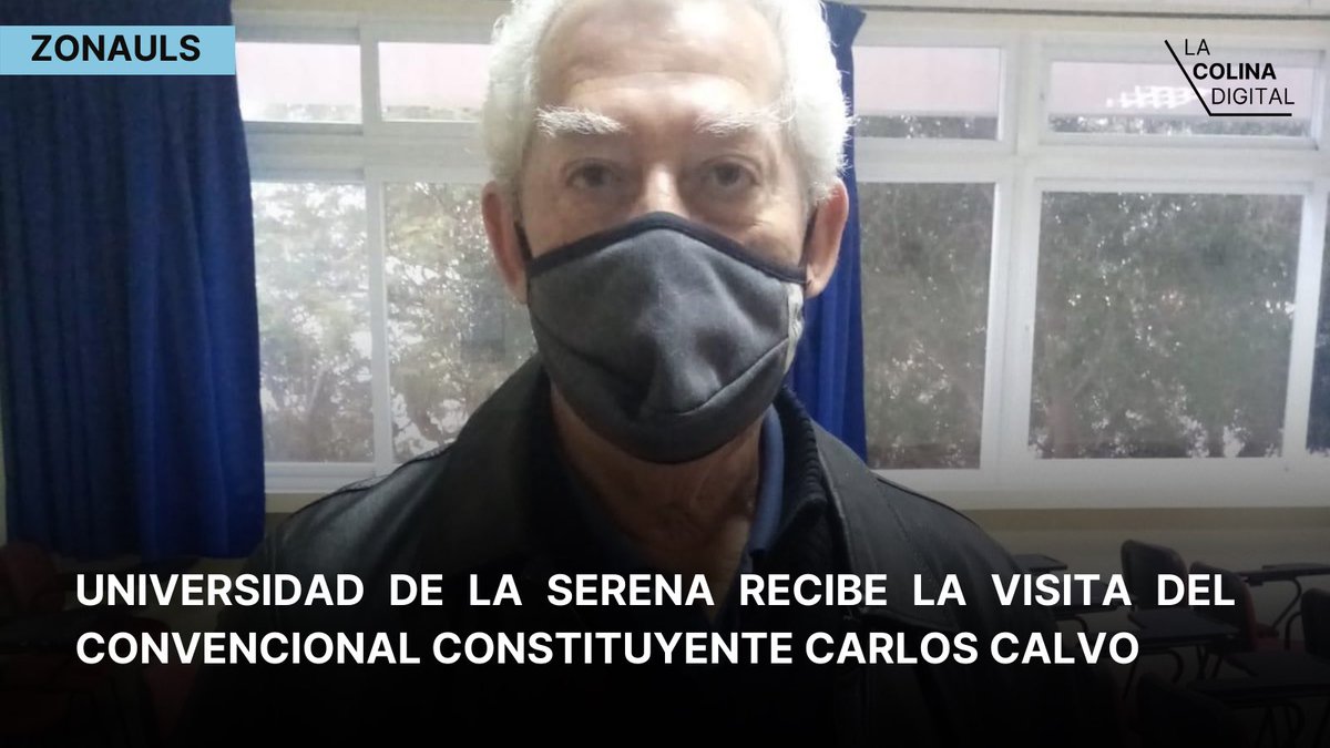 LaColinaDigital's tweet photo. La Universidad de La Serena abrió sus puertas al convencional constituyente y ex académico ULS Carlos Calvo, quién realizó diferentes presentaciones sobre el trabajo hecho en la Convención Constituyente. 

Lee la nota completa ➡️ https://t.co/8fd7BXWLoE https://t.co/Byxvol1PgS