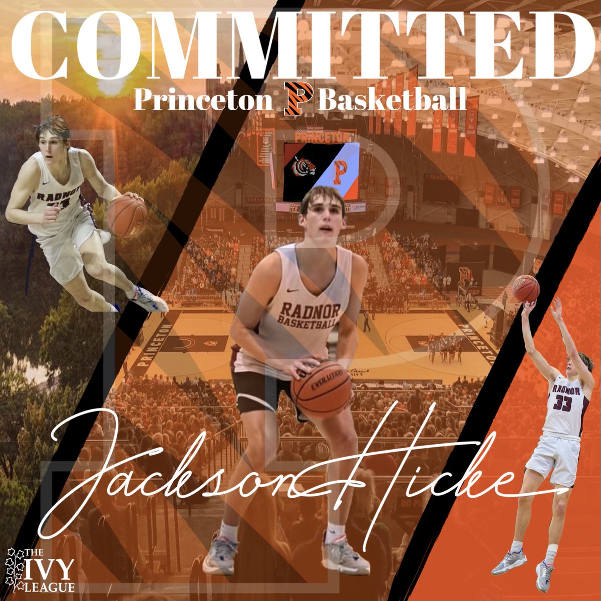 JacksonHicke's tweet photo. Excited to announce my commitment to Princeton University and their admissions process. Thank you to all my family, coaches and friends that have helped me get to this point #gotigers 🐅 @PrincetonMBB https://t.co/Dn3aNfo1Zr