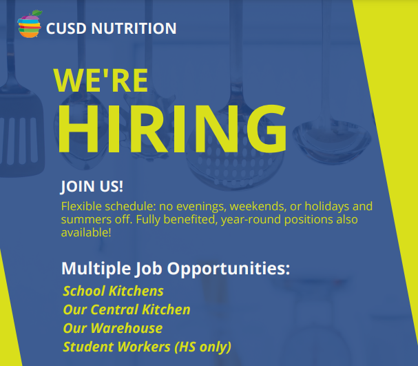 Join Our Team!! Search 'Food & Nutrition' to see our job opportunities! chandler.tedk12.com/hire/index.aspx @ChandlerUnified @k12Aramark #WeAreChandlerUnified #k12Aramark