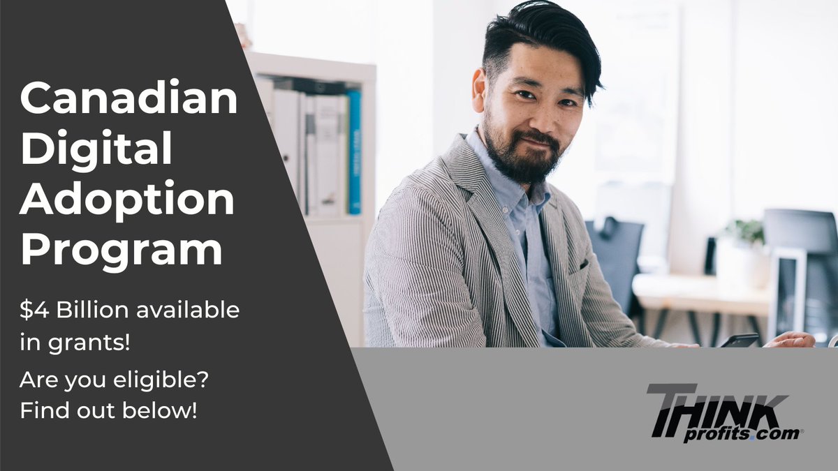 Are you eligible for the Canada Digital Adoption program? If your business needs a refresh for it's online presence, this is your chance to get a grant or loan. 

thinkprofits.com/cdap-grant-inf…

#smallbusiness #canadian #digitalmedia #grants #candianbusiness #entrepeneur #seo