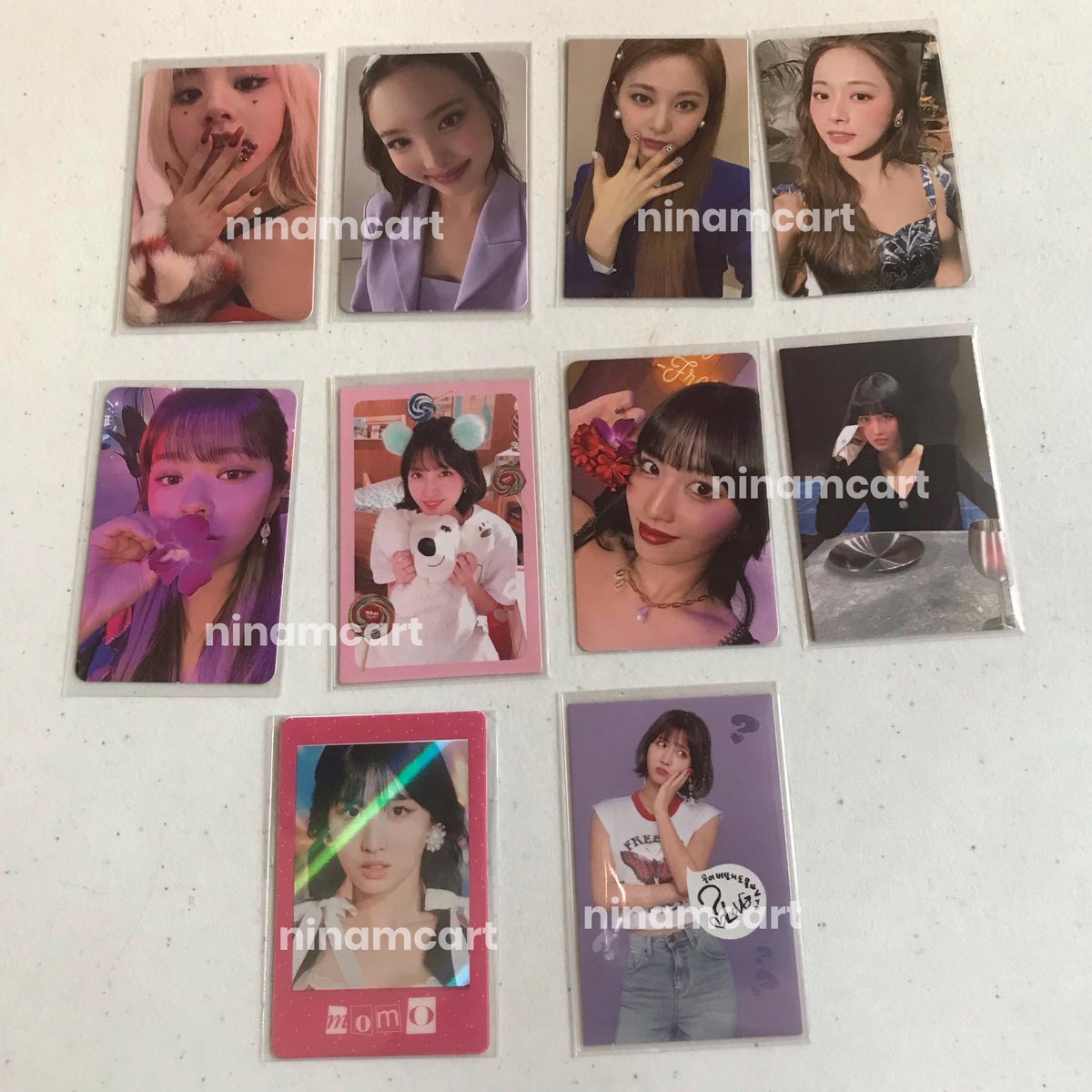 wts lfb ph #ninamorderkana

— 1100 set + lsf 
— dop: payo/3 days res 
— mop: gcash
— mod: direct jnt
— dm to mine! 

🏷 twice eyes wide open table ewo taste of love tol what is love wil formula fol chaeyoung momo nayeon tzuyu jeongyeon photocard pc poca pob scratch card