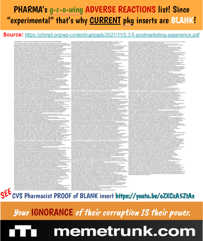 BookemErin1's tweet photo. @KITV4 ONLY folks that are perpetually getting SICK or dying have taken the "experimental" bio-TECH, gene-altering jabs. Wonder if there's any correlation...?🥴@KITV4 EVER going to #investigate? Or U just perpetuate the #CVfraud? #CrimesAgainstHumanity #Nuremberg2ticktock #UnmaskOurKids https://t.co/YKHHibmCJj