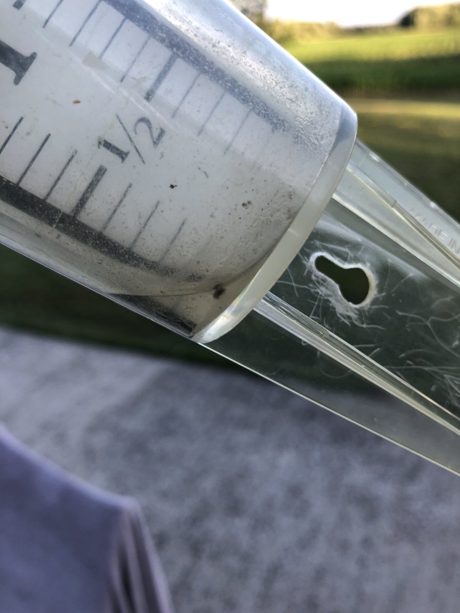 JoshJansen7's tweet image. Another one that missed us in Haldimand. Last measurable rain here was June 9
