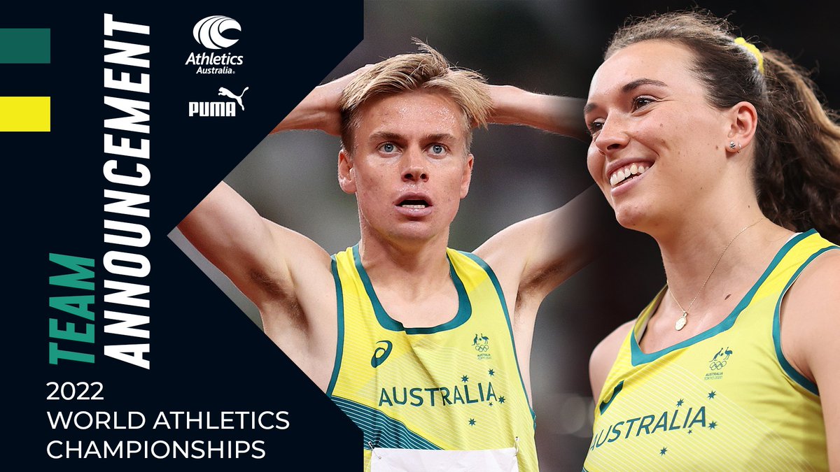Australian Athletics (@australianaths) on Twitter photo Australia’s most talented track and field athletes are getting ready to take centre stage, as Athletics Australia finalises its 64-strong team for <a href="/WCHoregon22/">World Athletics Championships Oregon22</a> taking place in Oregon, USA in just 9 days’ time 🇦🇺🦘💚💛
MORE👉bit.ly/AA_WorldChamps
#ThisIsAthletics Australia’s most talented track and field athletes are getting ready to take centre stage, as Athletics Australia finalises its 64-strong team for <a href="/WCHoregon22/">World Athletics Championships Oregon22</a> taking place in Oregon, USA in just 9 days’ time 🇦🇺🦘💚💛
MORE👉bit.ly/AA_WorldChamps
#ThisIsAthletics