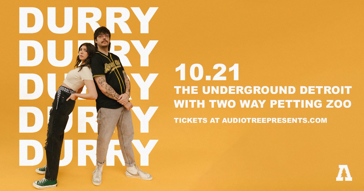 🚨NEW SHOW🚨From the depths of the pandemic quarantined siblings Austin &amp; Taryn joined forces to make music together for the very 1st time. Their careers were launched by their ⏰ viral track Who's Laughing Now. Catch <a href="/Durrymusic/">Durry</a> at <a href="/theUGdetroit/">The Underground Detroit</a> w/ <a href="/TWPZmusic/">Two Way Petting Zoo</a> Tix on sale Friday!