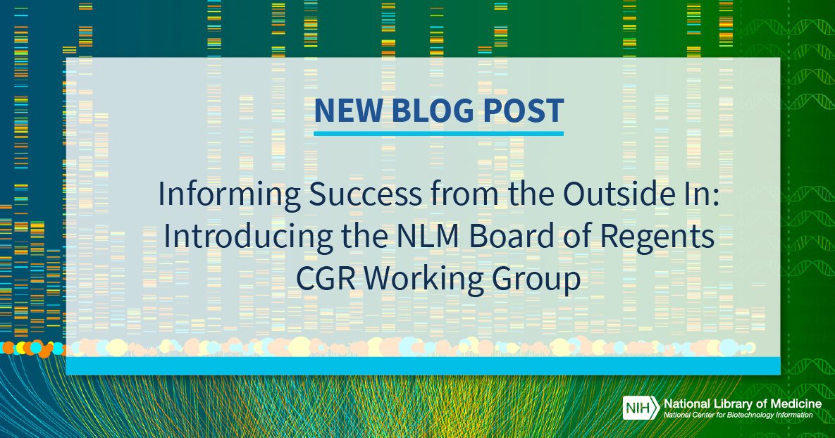 The NIH Comparative Genomics Resource, (#NCBICGR) an <a href="/NCBI/">NCBI</a> project is focused on establishing an ecosystem to facilitate reliable comparative genomics analyses for all eukaryotic organisms. Meet the other members of the <a href="/NLM_NIH/">National Library of Medicine</a> BoR CGR Working Group! bit.ly/CGRBORWG