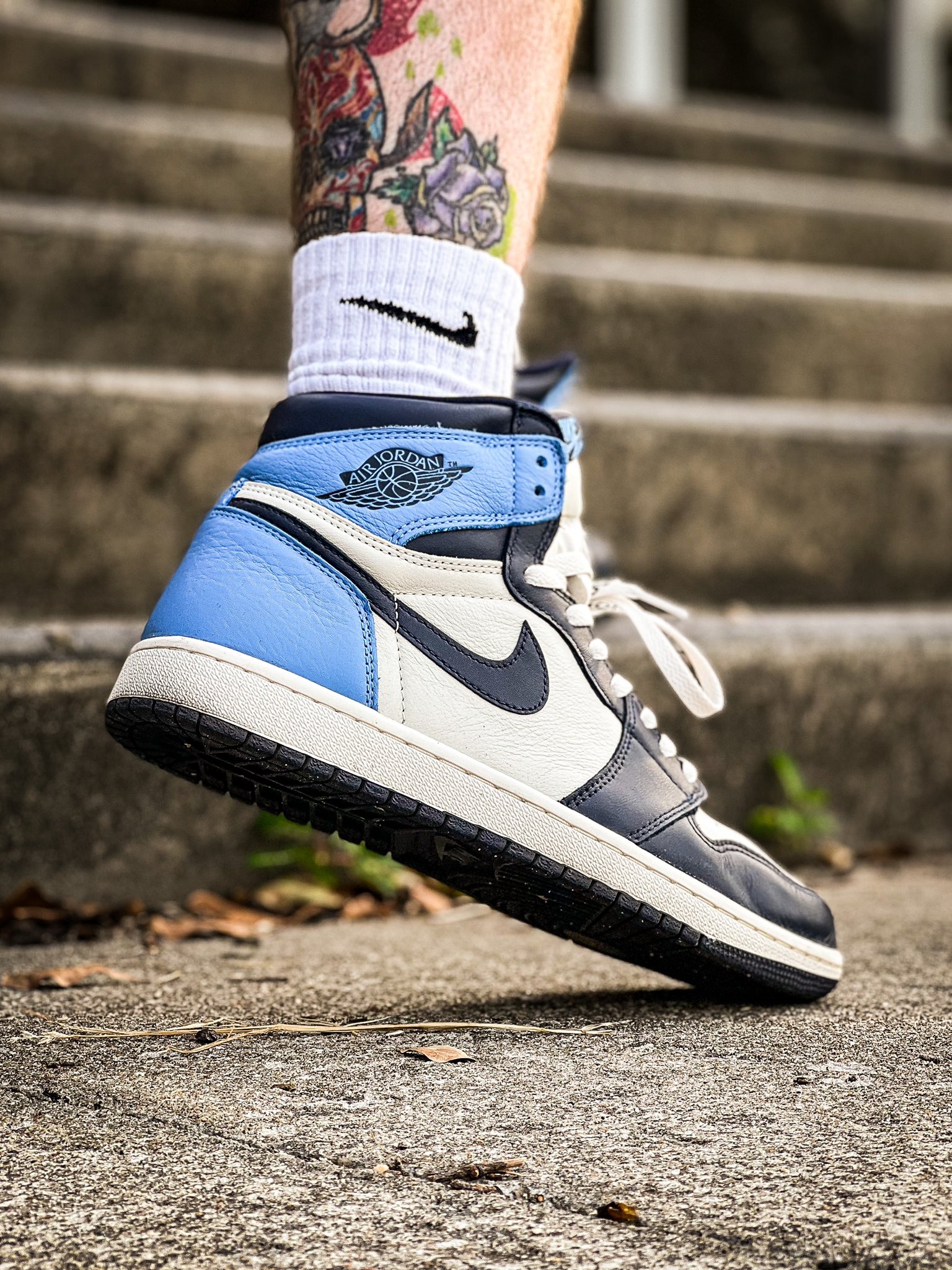 Michael Knight on X: #35 Air Jordan 1 “UNC Obsidian” This has to be one of  the top non OG colorways for the AJ1s if you ask me. Show me your top