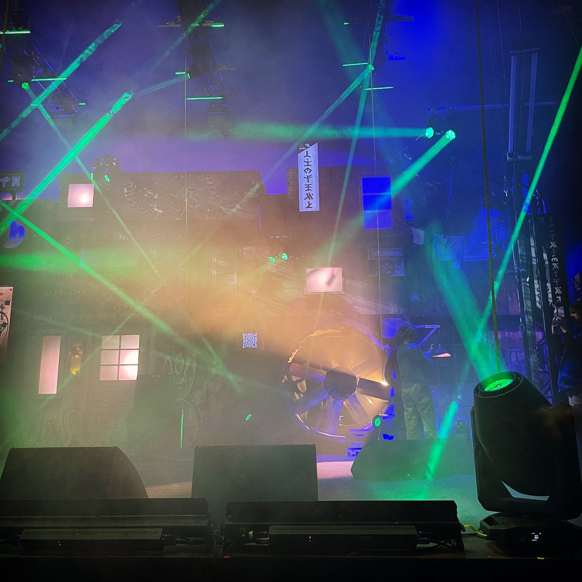 kortexdesigns's tweet photo. Light test in palapa 

#fusionfestival #festival #photography #NFTs https://t.co/rLereH8ksp