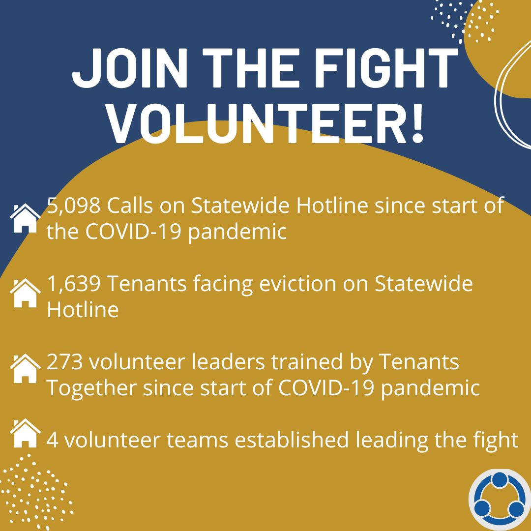 TenantsTogether's tweet photo. Interested in being a part of the movement for housing justice in California? Join one of our volunteer teams! Fill out form https://t.co/DJTpdYcunx to learn more!
#volunteer #tenantpower #housingisahumanright #stopevictions #rentcontrol https://t.co/xvz1Wf0kFT