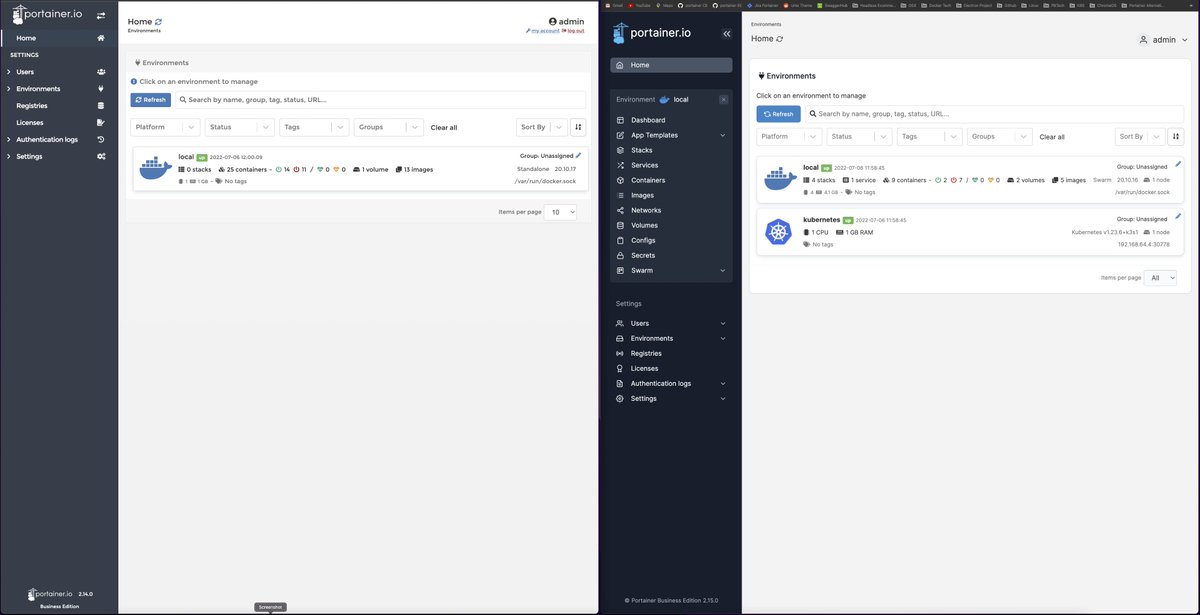Portainer.io tweet media