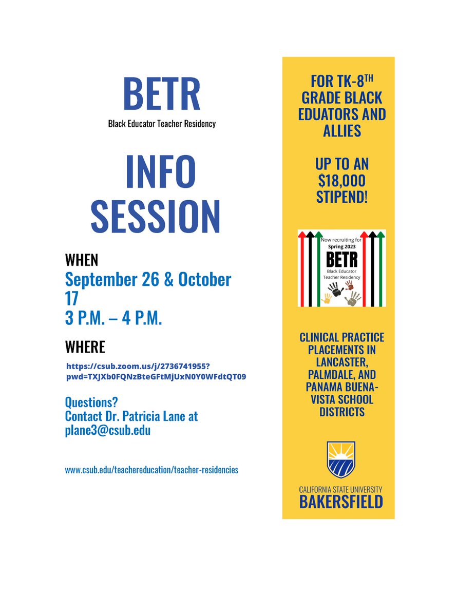 csubavted's tweet image. #teachereducation #csubavted #teachingcredential #education #newletter