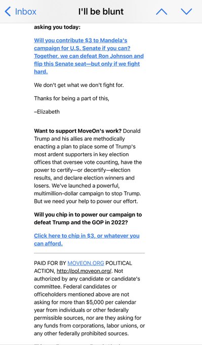 @Moveon is only politically backed- nothing you see here is authentic , in your best interest or credible<a href="/tag/beware"class="tags"><span>#beware</span></a>