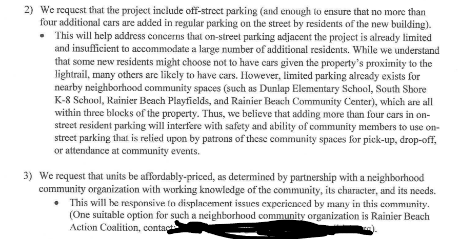 HearingSeattle's tweet photo. The letter nearby residents signed that was sent to the developer has been uploaded. https://t.co/GXrf2Zzu06