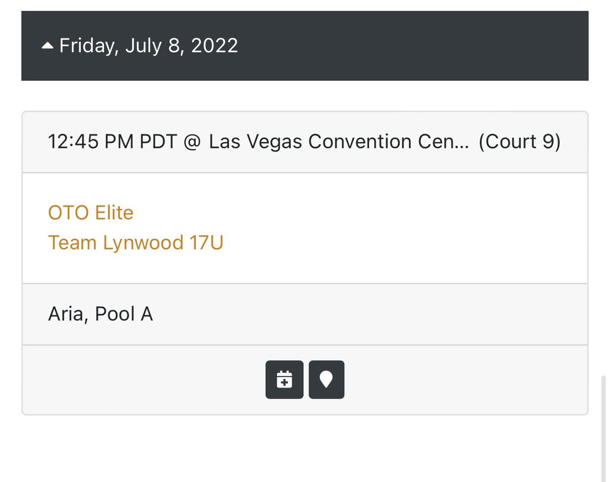 My game times for this week @ Las Vegas Convention Center ‼️