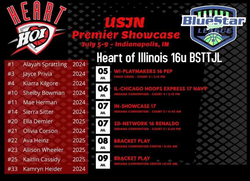 16u Bluestar gets a Win on day ☝️at @USJN Premier Showcase in Indy!! 👀👇 schedule below for Bluestar League games this week!! 💪 group you will want to get 👀 on!! ❤️🖤 #hoifam #hoiproud #builtdifferent