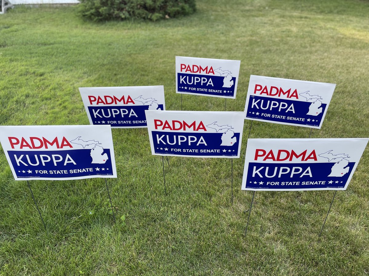 VotePadmaKuppa's tweet photo. Our lawn signs are ready and waiting for you!  Please fill out this form to receive one of our lovely lawn signs.  Let's DO this! 

Rochester, Roch Hills, Troy, Sterling Heights, Utica, Shelby, Oakland Twp

https://t.co/sh7NSuItwo https://t.co/tykMWy1xMU