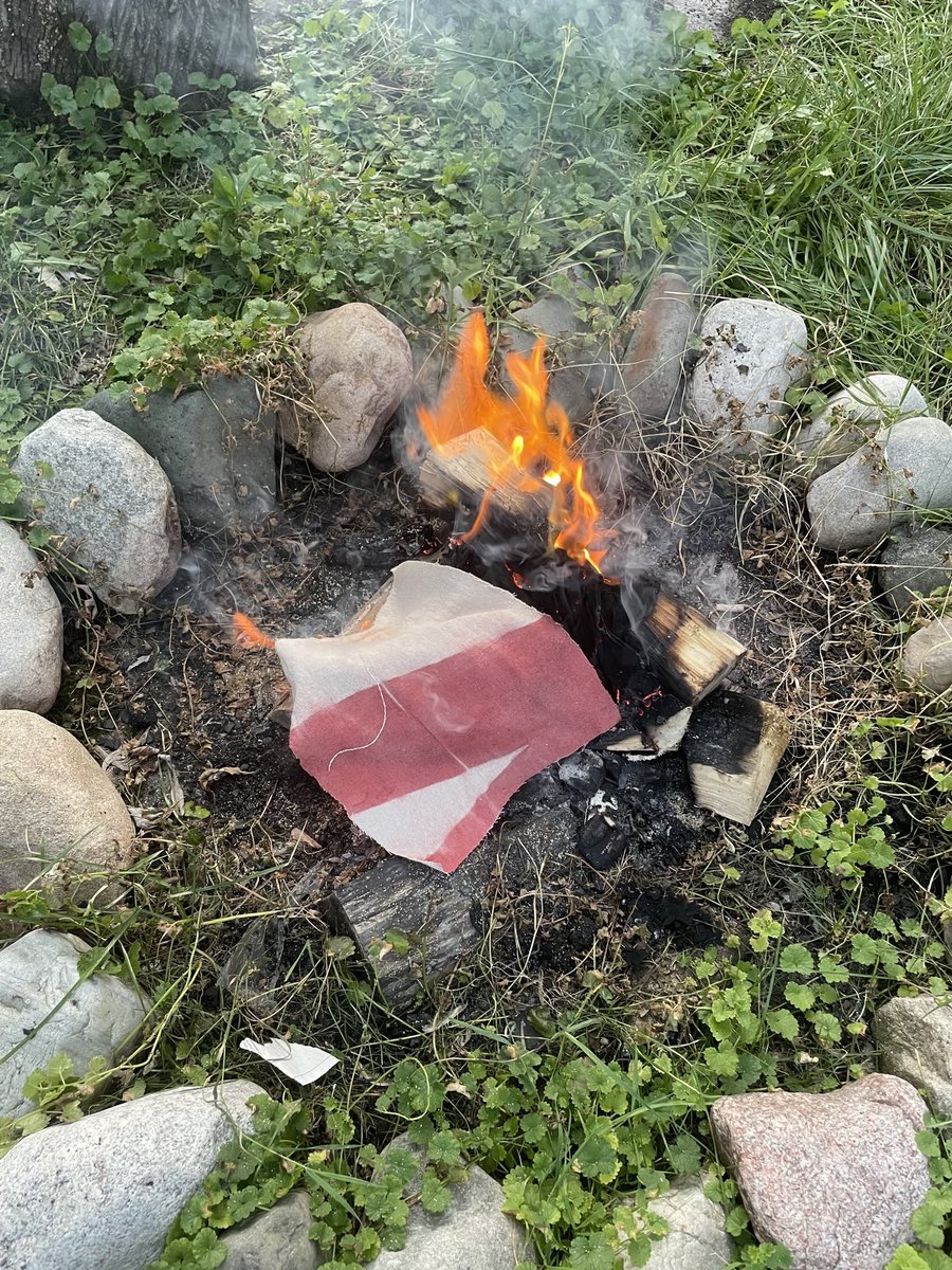 burnthisbanner's tweet photo. The 4th has passed and we raised over 1028 dollars.  One local Midwest Pride event was paid for in full. And the remainder is going to a water protectors legal aid and anti racist efforts in the Midwest. https://t.co/ybsAJHNyNa