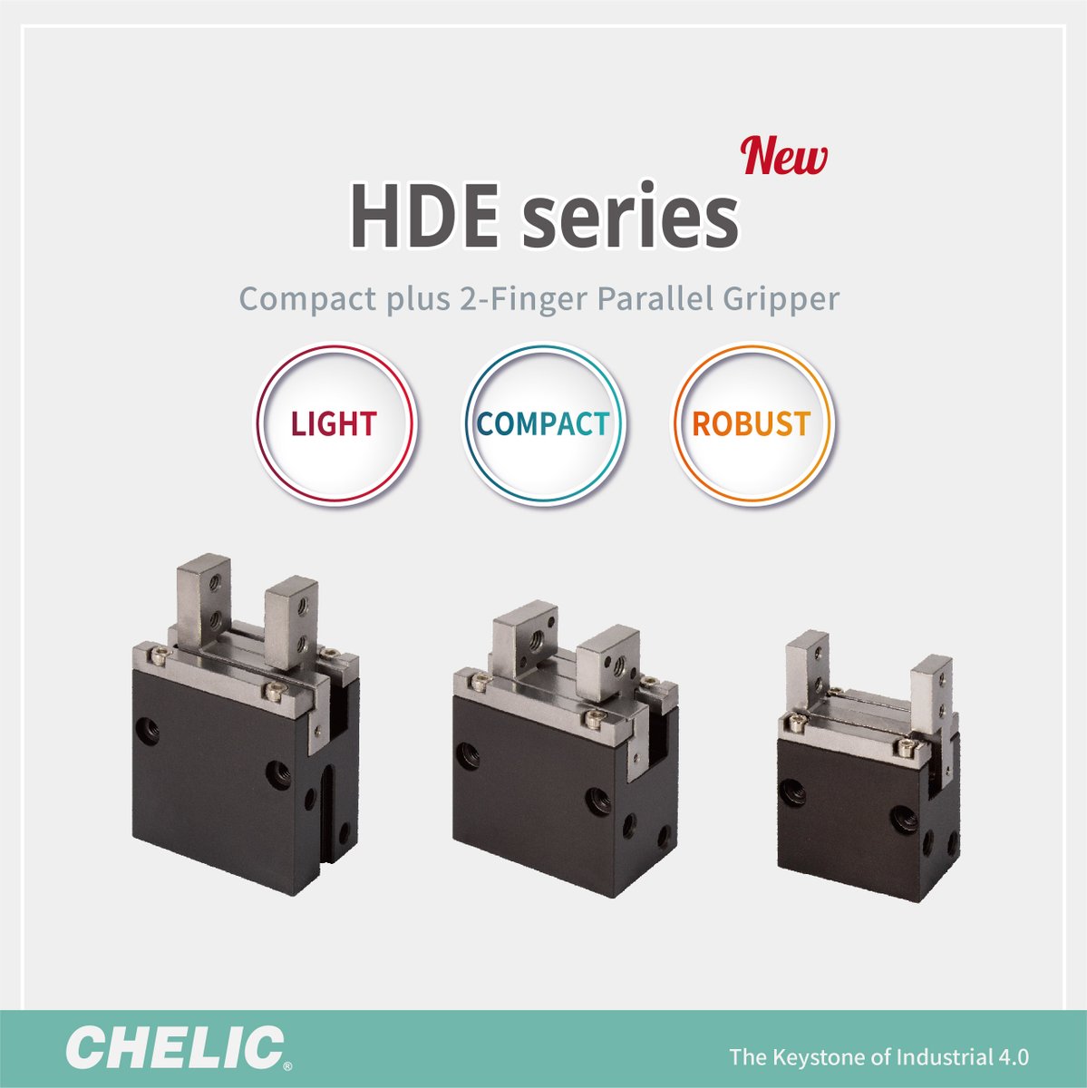 CHELIC10's tweet photo. New Arrival！ Compact plus 2-Fing er Parallel Gripper
👉Versatile dust-proof
👉Durable surface treatment
👉Positioning precisely
👉Compact

#chelic_automation #CHELICGroupOfficial #chelic
#automation #penumatic #pneumaticcomponents #airunits #台灣氣立 #氣立 #自動化 #氣動元件 https://t.co/KOlV10m3Yy