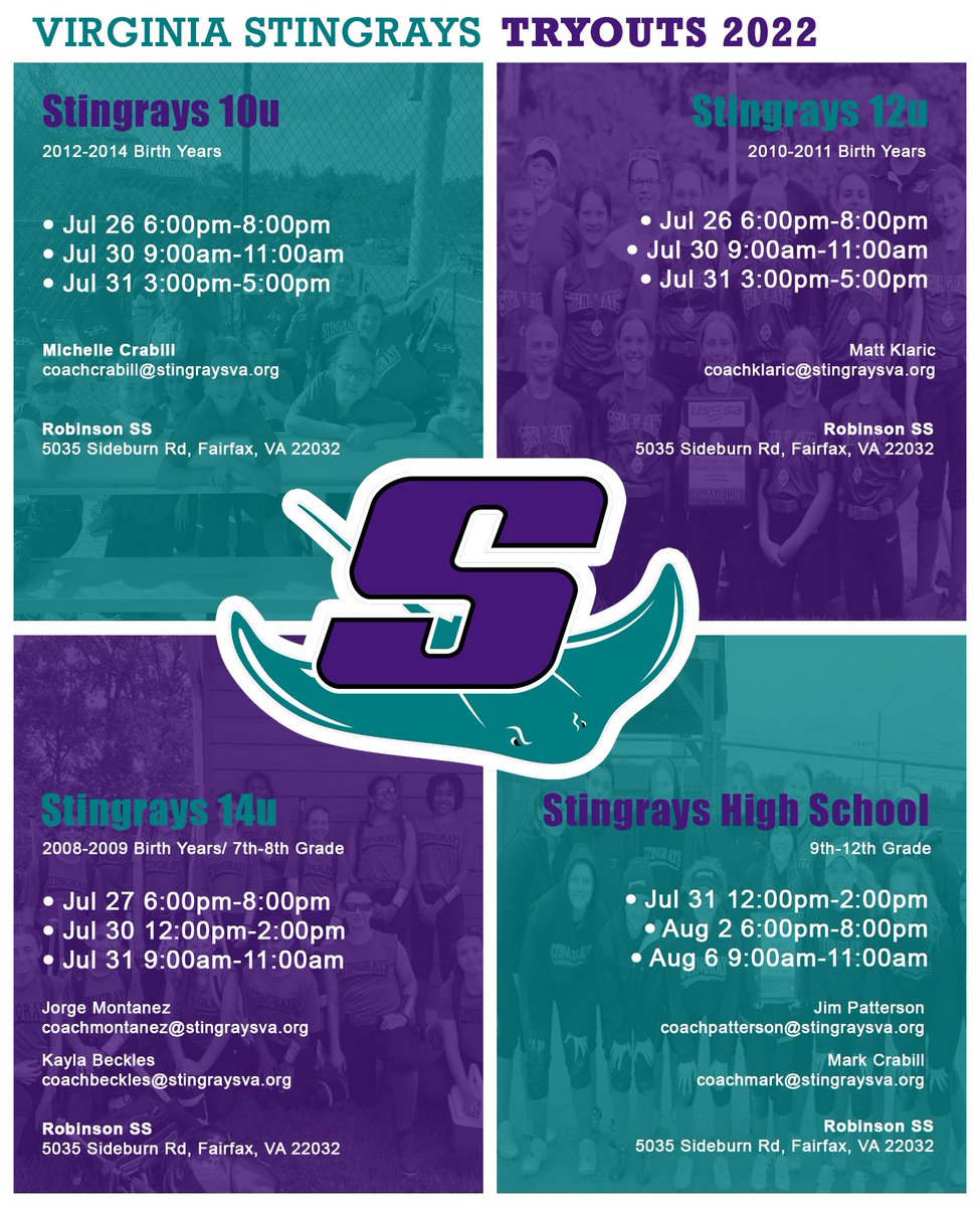 VA Stingrays Fastpitch tweet media