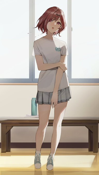 「full body miniskirt」 illustration images(Popular)