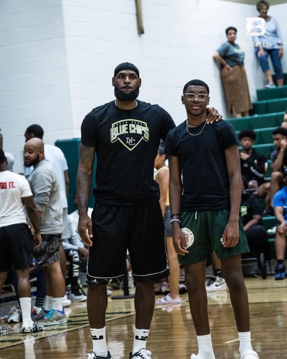 15 year old Bryce is almost as tall as LeBron already 🤯