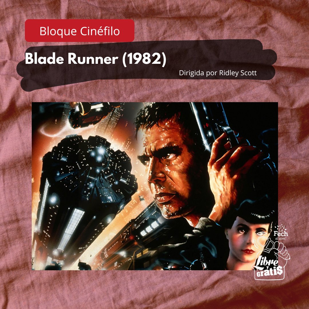 ¡Ya comenzamos!
#LibreyGratis, 21 hrs por Radio UChile

#TeTraigoUnaCuña #NuevaConstitucion  #Constitucion  #cine  #Cinefilo #bladerunner