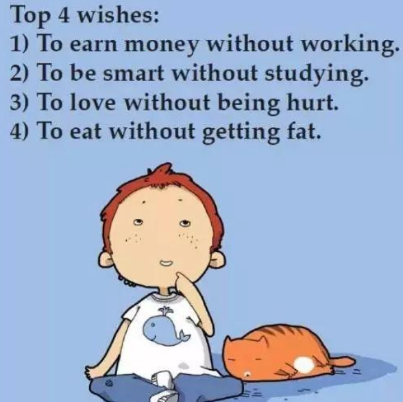 Do you have such wishes?