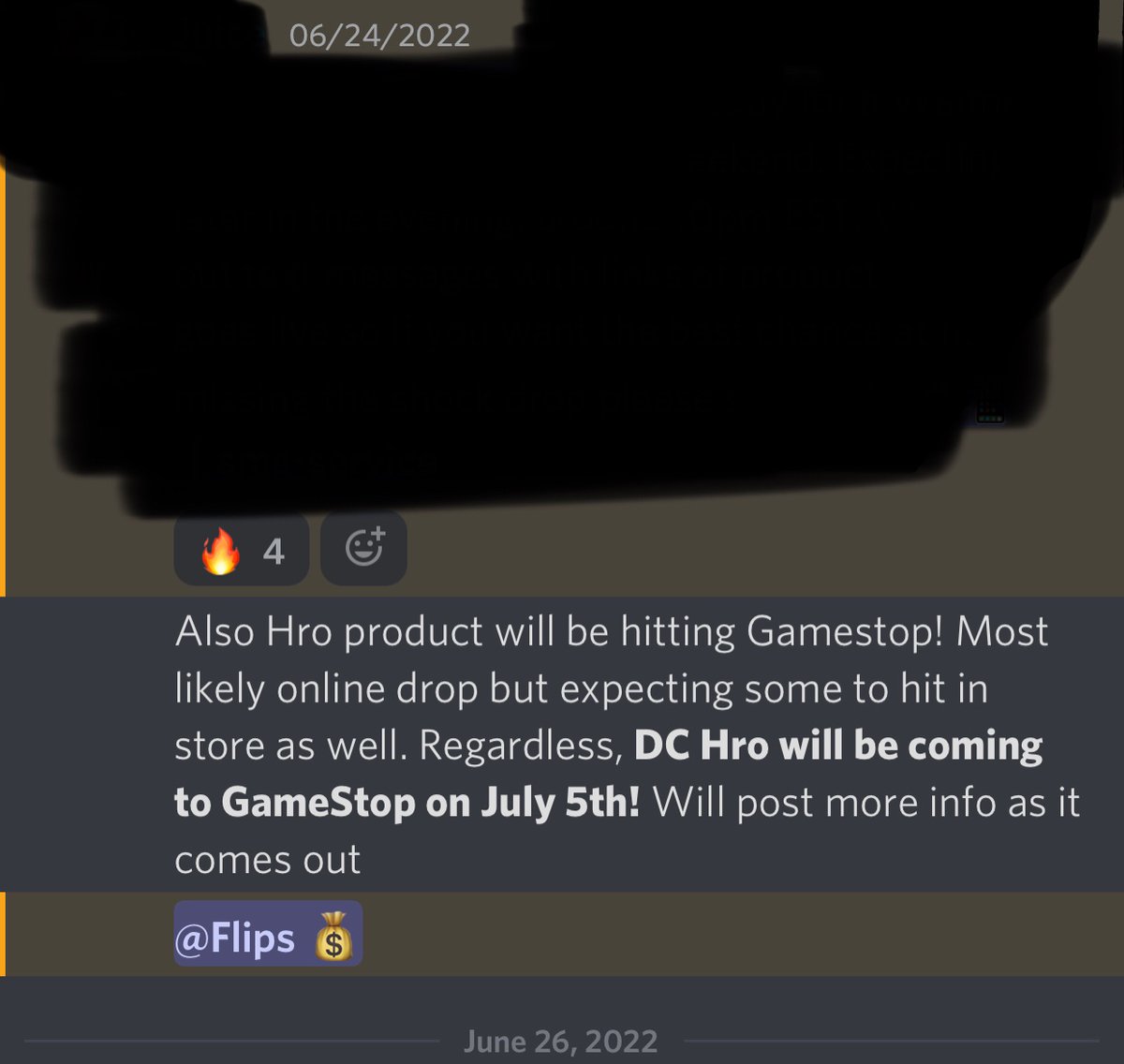 CeaselessCooks's tweet photo. Who caught the GameStop shock drop on HRO? Ceaseless did. In fact, we notified members over a week in advance about this drop 👀 

Members received live texts directly to their phone when GameStop dropped their HRO allocation as well, giving them a head start 📲 https://t.co/kT0l9Bck4p
