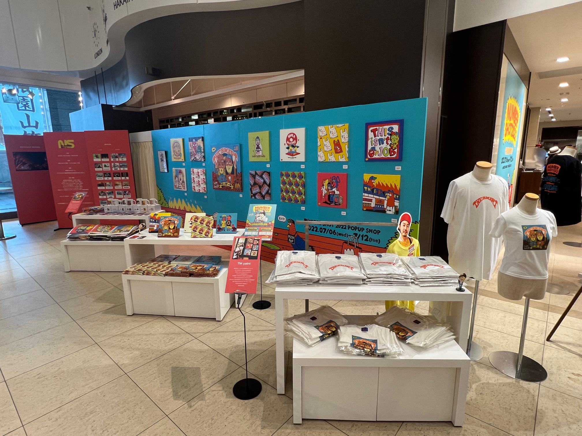阪急百貨店pop up限定 ALPHA ショウスタッフコート この後オープン！阪急うめだ本店POPUP会場からお届けします！