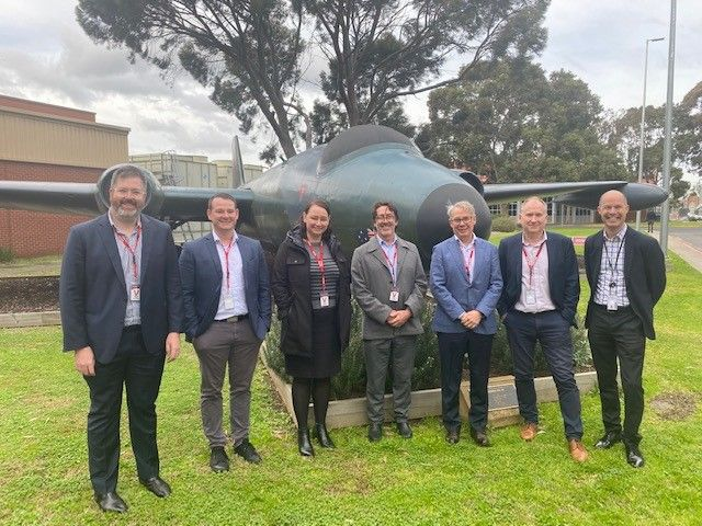 The <a href="/UNSWDRI/">UNSW Defence Research Institute</a> recently spent two days exploring deeper research collabration with <a href="/DefenceScience/">Defence Science and Technology Group - Australia</a> senior leadership at their Fishermans Bend facility in Melbourne. We look forward to building sovereign capability together.