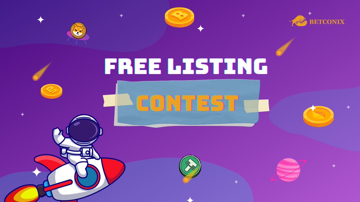 betconix's tweet photo. One more free listing contest!
What an amazing day and we can actually make it better! Give us some more projects for free listing! Same rules. Tag you project twitter profile! 4 project with best activity will recieve free lisiting opportunity! https://t.co/cxT8ips45D
