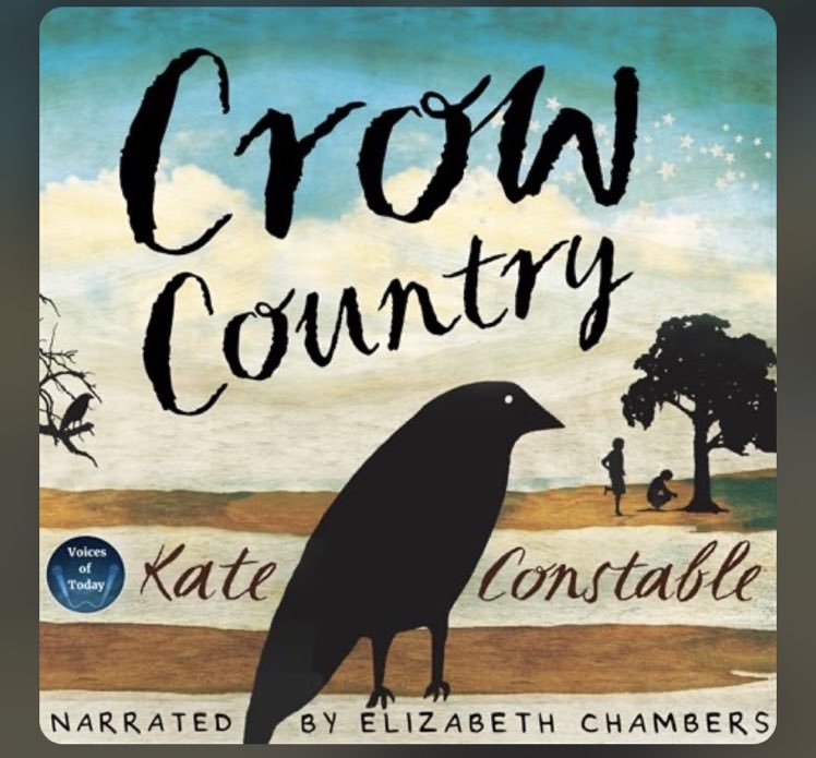#amreading Crow Country. My 13-year-old daughter asked about the 13-year-old protagonist, “Why is this me?” Good job, <a href="/kate_constable/">Kate Constable</a>!