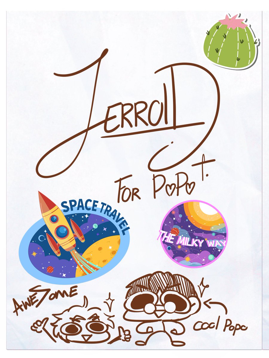 Jerrold_LHS's tweet photo. @LHS_Poland "ฮึ่ย- โปโปน่ารักแบบนี้เอาสติกเกอร์ไปเยอะๆ เลย 🌻✨" เขาทำหน้าจริงจังขณะกำลังเขียนขยุกขยิกลงกระดาษที่ว่างเปล่า พร้อมเอาแผ่นสติกเกอร์ออกมาแปะตบแต่งอย่างที่ชอบ

"เสร็จแล้ว! ผลงานชิ้นเอกของเจอร์รอล! ดูแลให้ดีๆ ล่ะ ฮ่ะๆๆๆ 🧡✨"

กล่าวจบก็ได้ยื่นสมุดคืนให้เจ้าของตัวน้อย https://t.co/c7N0F5SihV