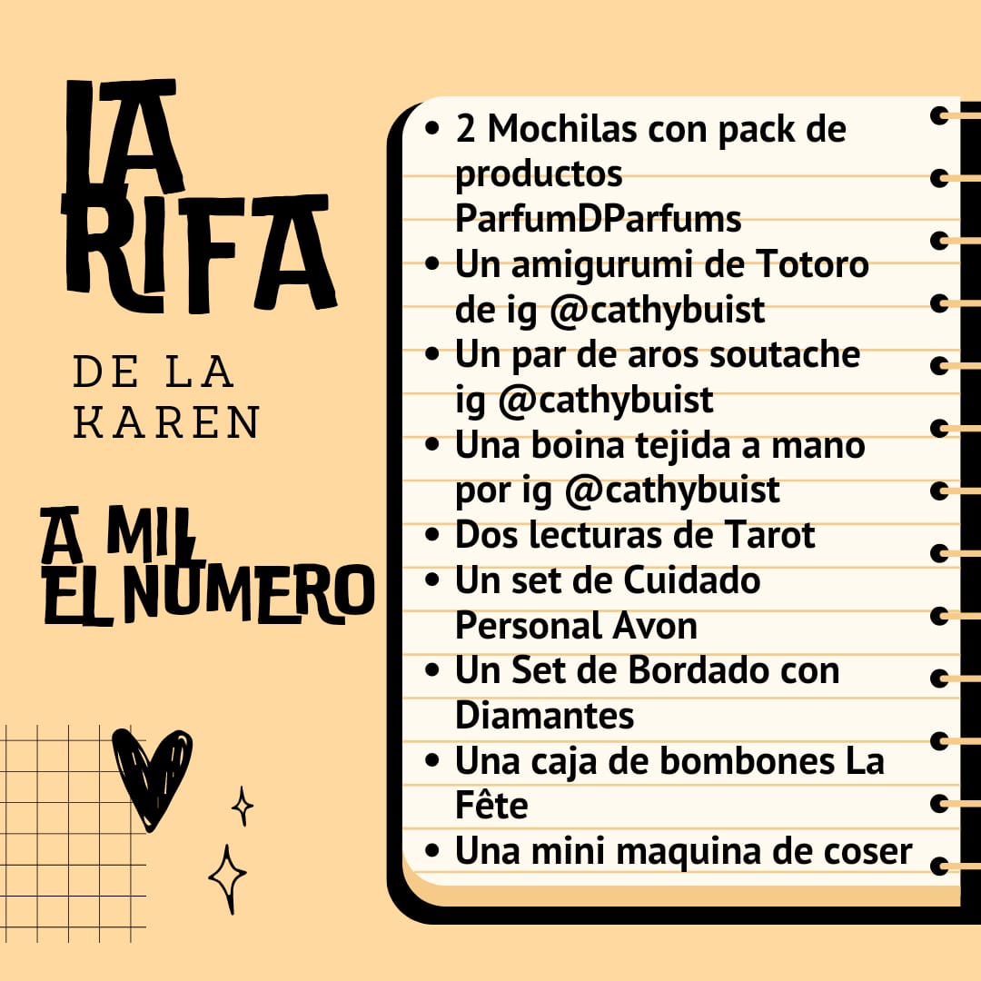 Una querida amiga está saliendo de un complicado estado de salud 🙌🏻, pero ahora hay que afrontar lo + difícil costear operación y tratamientos varios, para cubrir en parte está haciendo una rifa. Si puede cooperar con un número o dar RT se los agradeceríamos mucho. Datos por DM