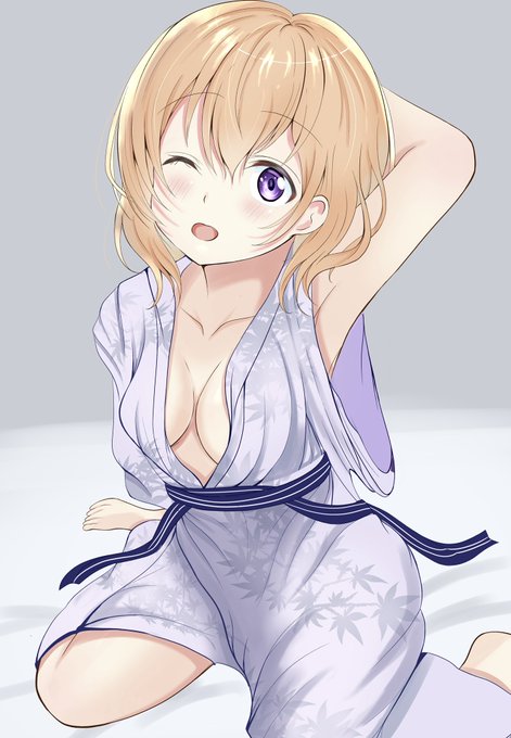 浴衣がはだけたココアちゃん「おはよー」
#ごちうさ #ご注文はうさぎですか #gochiusa 