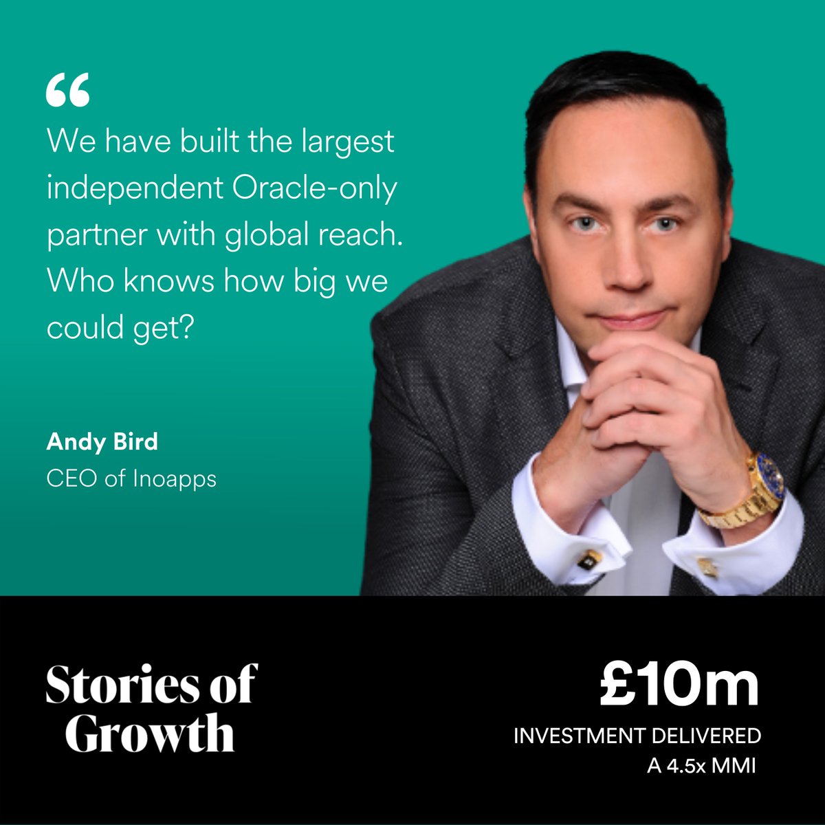 After investing in Inoapps since 2013, we were delighted to see it move to the next stage of its journey this year in partnership with private equity. In this interview, founder and CEO Andy Bird talks about the Inoapps story. ow.ly/HNjA50JJpGM