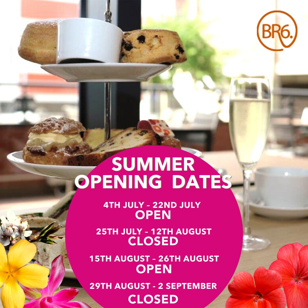 Please visit the BR6 website for more information on our new Summer opening times. br6-restaurant.co.uk

#BR6 #restaurant #hospitality #training #orpington