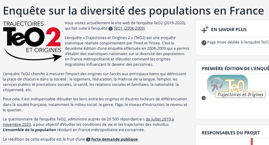 NoGhetto2's tweet photo. Les Premiers résultats de l’enquête Trajectoires et Origines #TeO2 concernent la mesure de la progression du niveau d’éducation sur trois générations. 
https://t.co/vwinRWE82C
#thread 1/5 https://t.co/L3kQysiXZ7