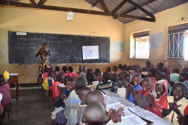 OpenSpaceUganda's tweet photo. Hey, education just got better and so has the success of #SDG4.
#DYK that the @GovUganda yesterday officially approved the adoption of Kiswahili and also recommended it compulsory, taught and examined both at primary and secondary levels! 
#EducationForAll 
#SDG4 
#LocalizngSDGs https://t.co/I6I1EswhaU