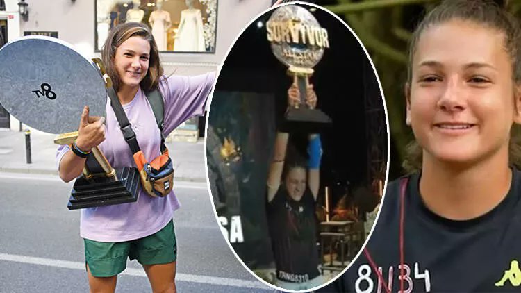 Survivor All Star'ın şampiyonu olmuştu... Nisa Bölükbaşı kupasıyla geziyor hurriyet.com.tr/kelebek/magazi…