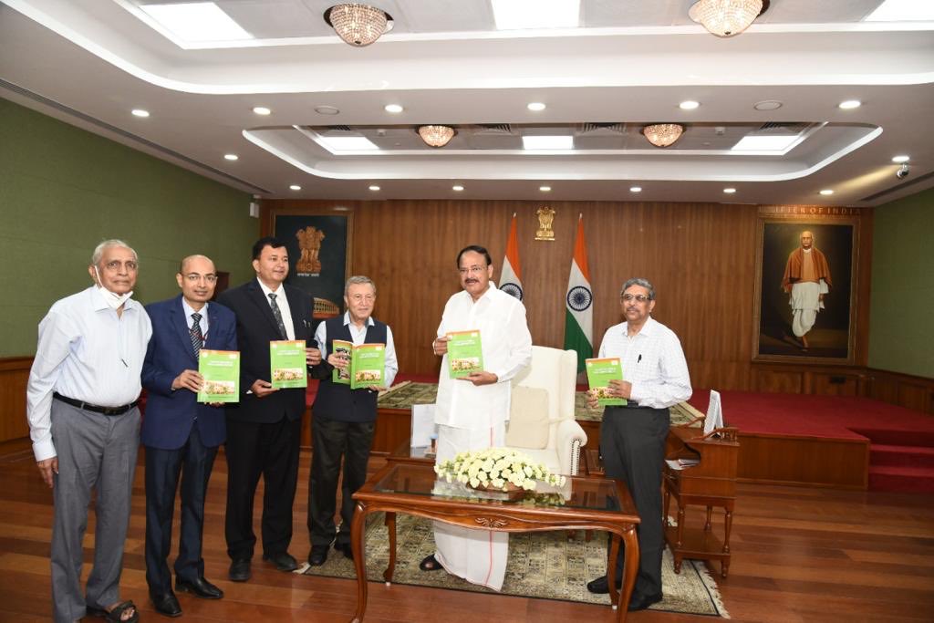 iipa9's tweet photo. A rare privilege to present “Capacity Building in Public Administration-IIPA’s Initiatives and Challenges to Hon’ble Vice President of India and President IIPA. Dr KSRN Sarma has authored this IIPA Publication ⁦@VPSecretariat⁩ ⁦@DrJitendraSingh⁩ ⁦@PIB_India⁩ https://t.co/EkZNJMinDR