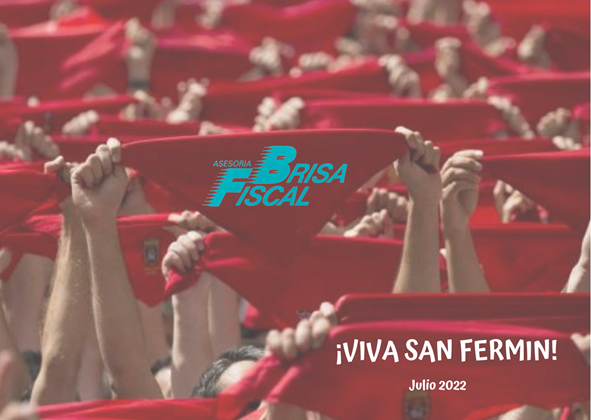 BRISAFISCAL's tweet image. Brisa Fiscal les desea unas felices fiestas de San Fermín. ¡Viva San Fermín! Gora San Fermín!

#Navarra #SanFermín #Julio2022