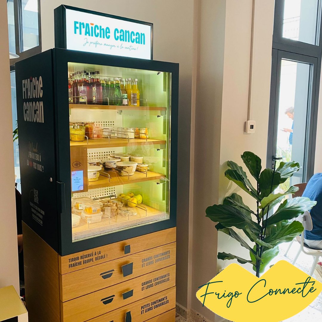 Fraîche Cancan on X: Focus sur notre solution très fraîche : Le Frigo  Connecté d'entreprise le + RSE du marché ! 👌 🇫🇷 Alors, ça vous tente une  cantine clé en main