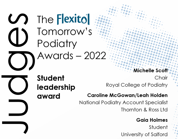 TomorrowsPods's tweet photo. 📣📣📣 Last night we announced the winners of the @FlexitolUK Tomorrow's Podiatry Awards:

The Student Leadership Award went to:

Sophie Bennett from @unisouthampton

@SophieBPodiatry
@PodsocSoton
@EmmaCowleyPhD
@CathyJBowen
@PodsSoton

Congratulations!!!

#NextGenPods https://t.co/lvTCeitb8W