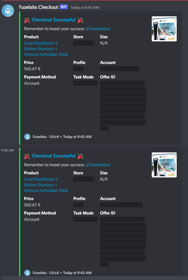 Trident Notify Success tweet media
