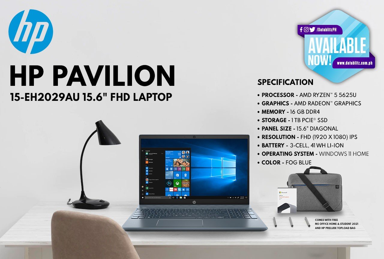 DataBlitz on Twitter "A COMPACT, RELIABLE LAPTOP. 💻 HP Pavilion 15